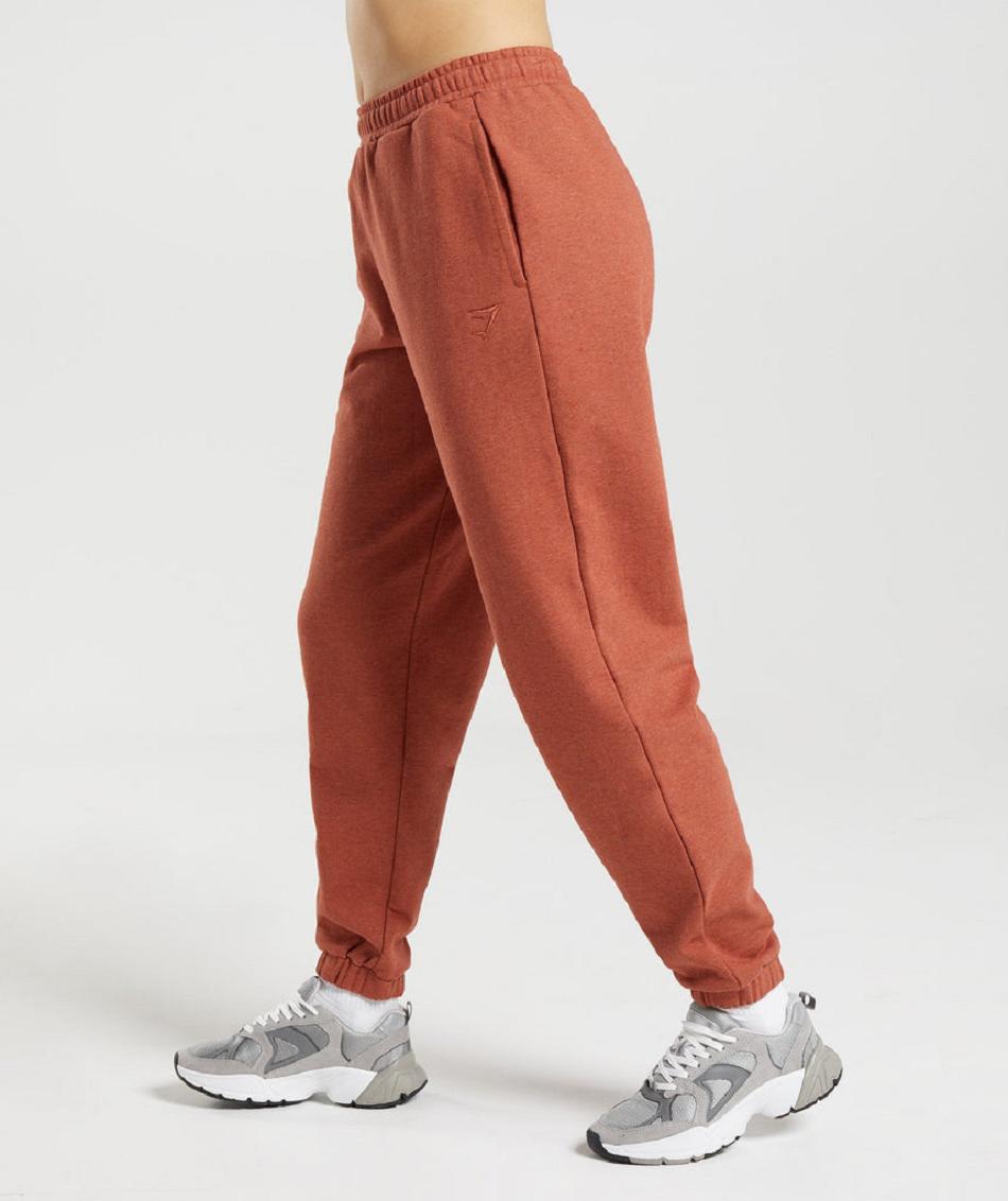 Gymshark Rest Day Sweats Ženske Jogger Hlače Smeđe | HR 4120MQZ